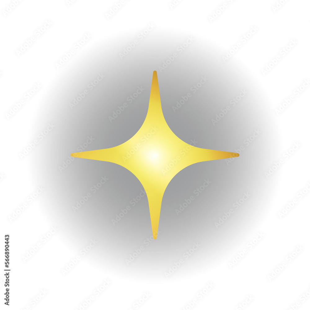 Ramadan shiny star icon element on transparent background Ramadan shiny star icon element on transparent background