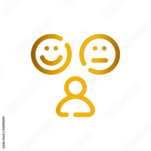 behaviour gradient icon