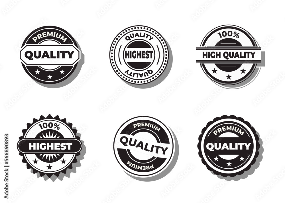 Quality and Original Vector Set Over a White Background Quality and Original Vector Set Over a White Background