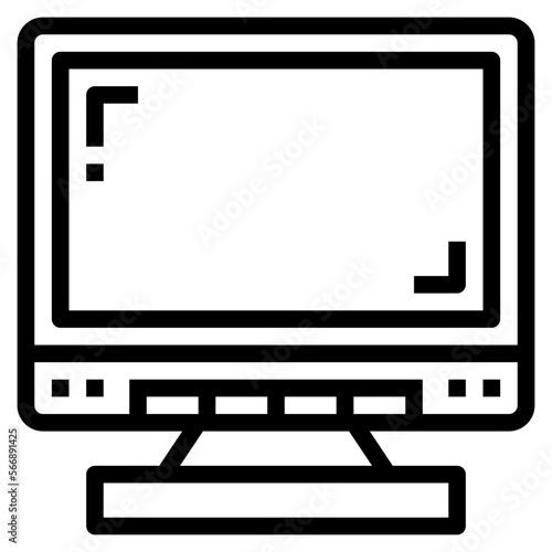 computer line icon style