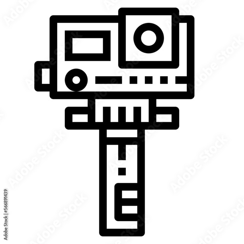 gopro line icon style