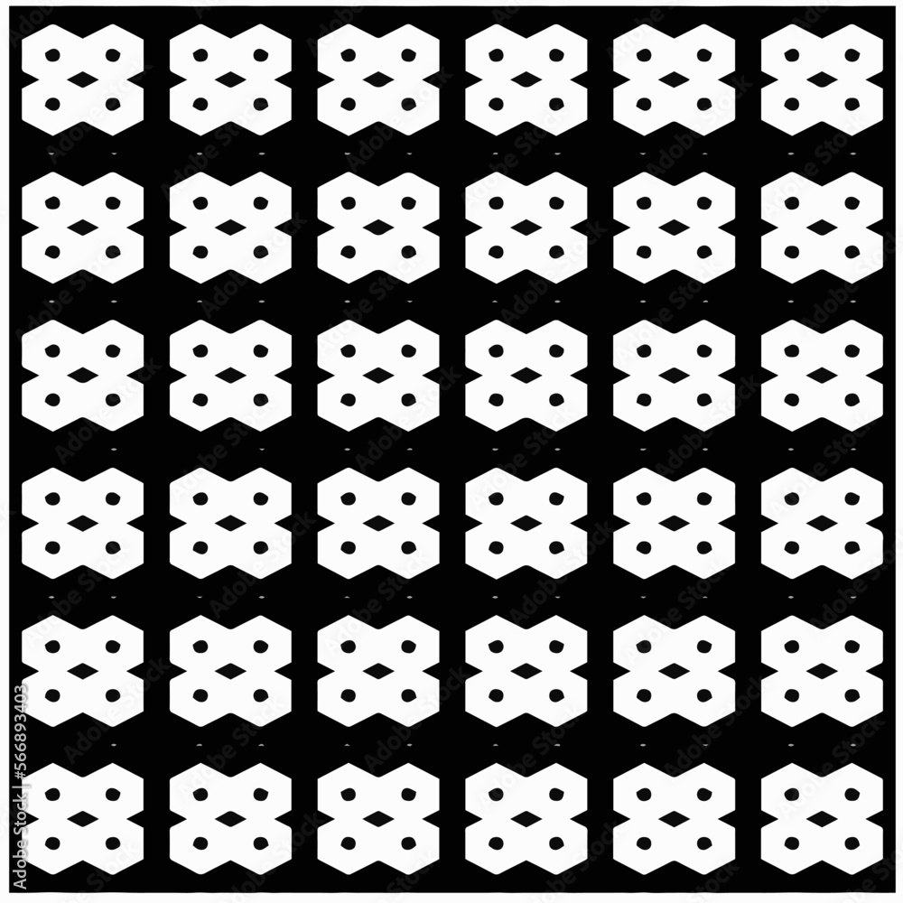 Vector pattern in geometric ornamental style. Black and white color.Seamless repeat pattern.Simple geo all over print block for apparel textile, ladies dress, fashion garment, digital wall paper. Vector pattern in geometric ornamental style. Black and white color.Seamless repeat pattern.Simple geo all over print block for apparel textile, ladies dress, fashion garment, digital wall paper.