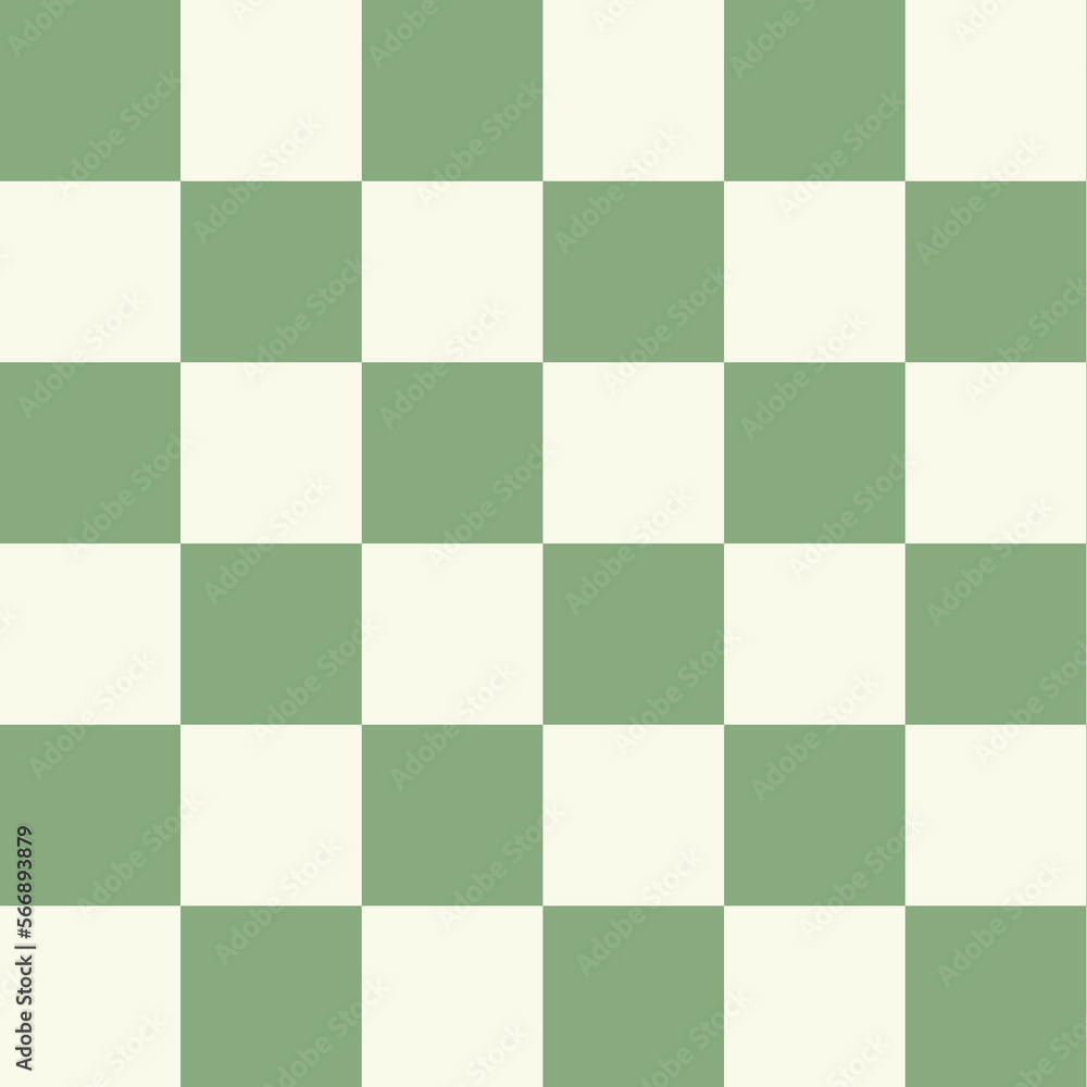 Green chessboard background.Chess Pieces Seamless pattern. Flat style chess . Green chessboard background.Chess Pieces Seamless pattern. Flat style chess .