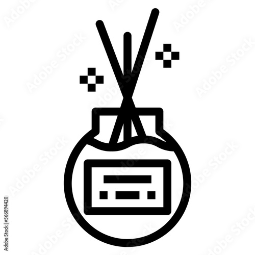 aromatherapy line icon style