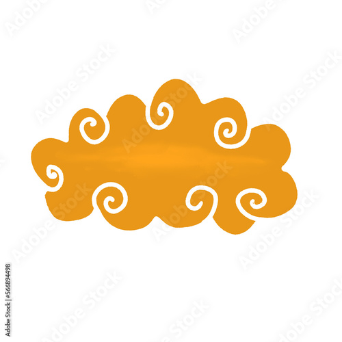 Orange clouds 1