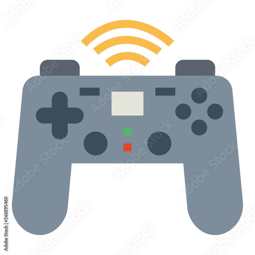 Console flat icon style