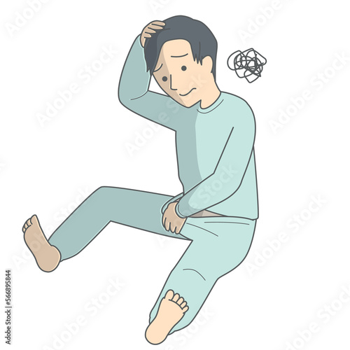 不能に悩む男性