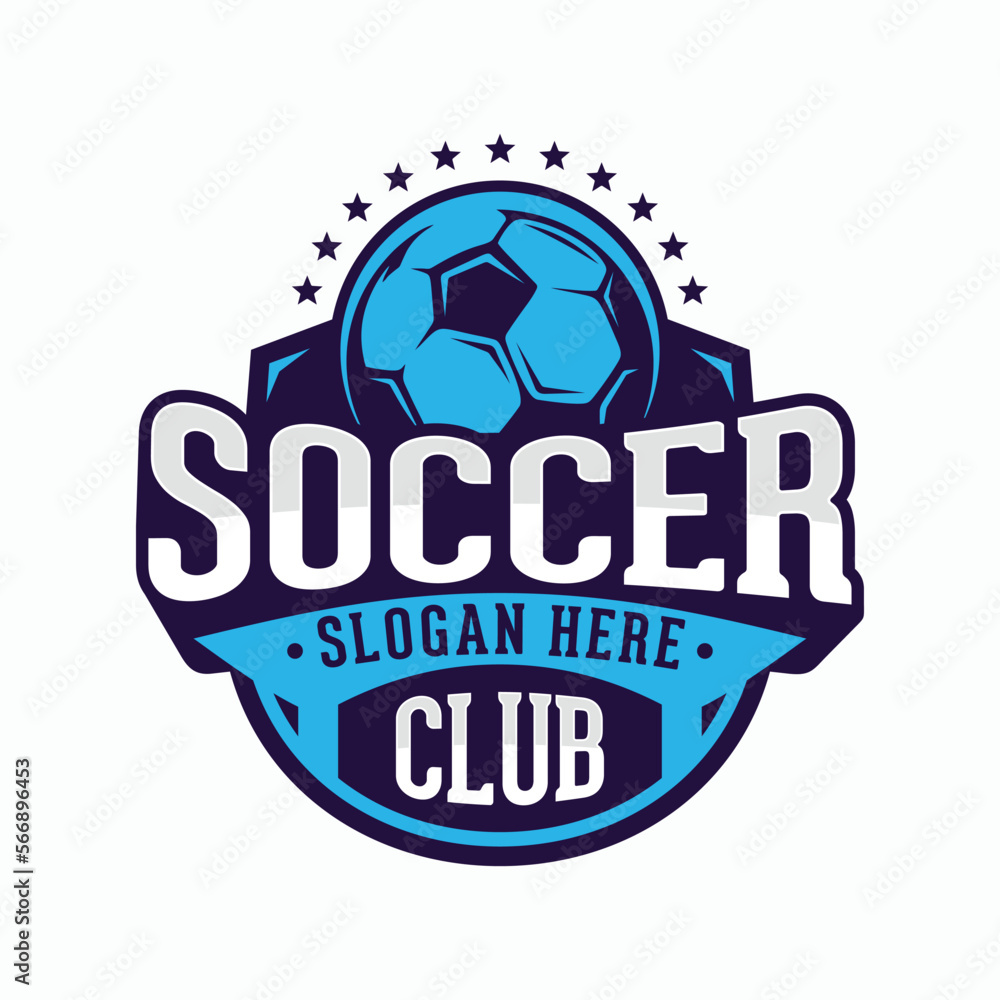 Soccer Club logo or Football emblem logo design Soccer Club logo or Football emblem logo design