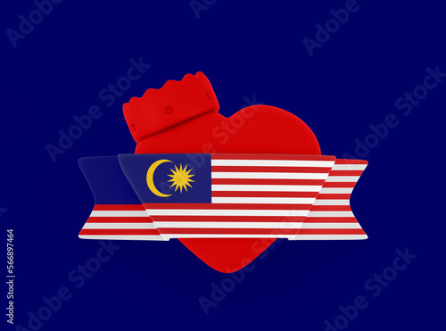 Malaysia Heart Banner