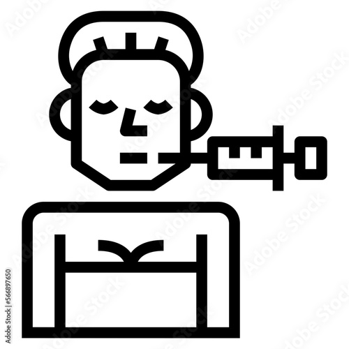 Injection line icon style