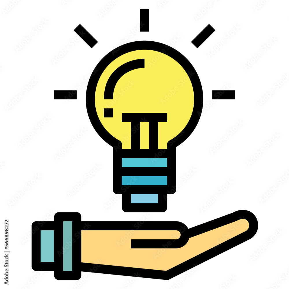 knowledge filled outline icon style knowledge filled outline icon style