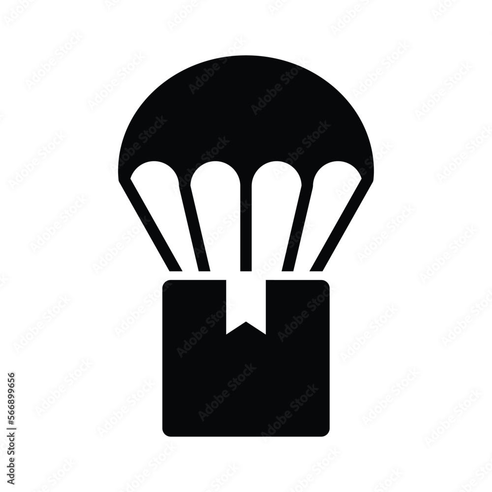 Obraz premium Airdrop icon vector graphic illustration