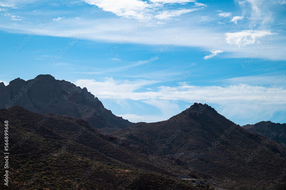 Mountain behind tecolote, La Paz, Baja California sur, Mexico