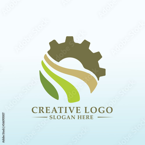 logo for selling and repair services for all machines and devices