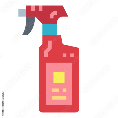 spray flat icon style