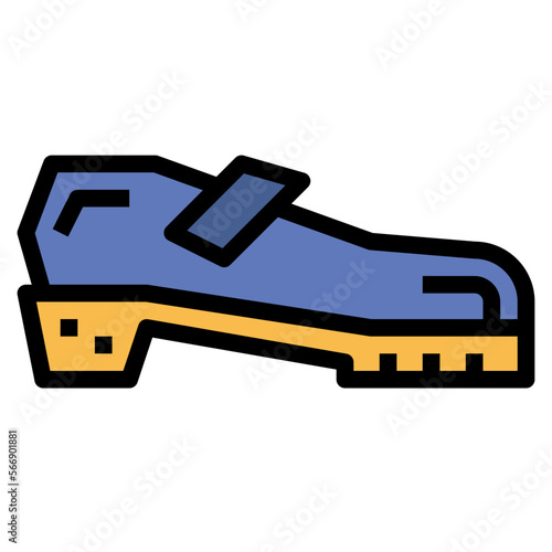 Mary Janes filled outline icon style