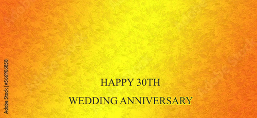 abstract background with orange for 30th thirtieth wedding anniversary wishes
 photo