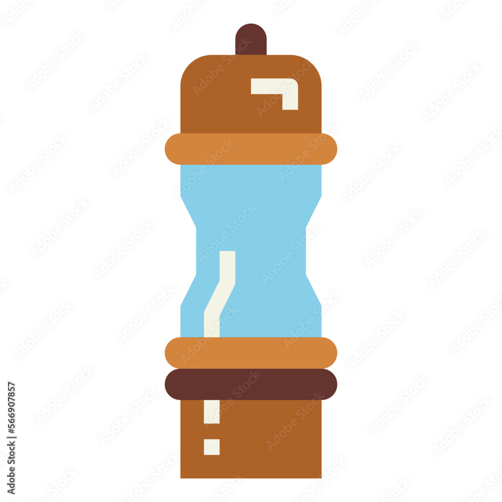 Obraz premium pepper flat icon style