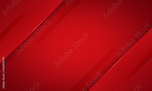red geometric gradient background. Dynamic shapes composition with shadows. modern futuristic concept. vector illustration 