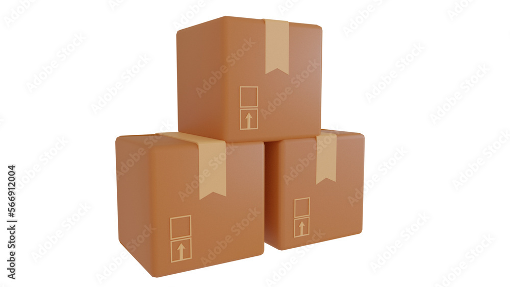 package box 3d rendering. package packaging cardboard box illustration package box 3d rendering. package packaging cardboard box illustration