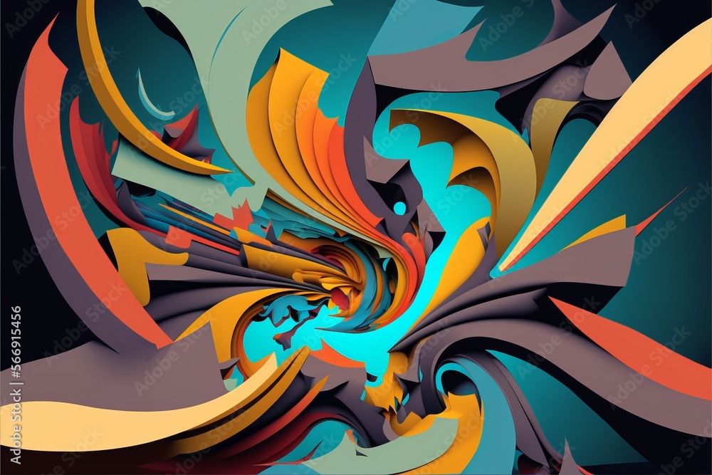 Initiative Abstract Art (generative AI)