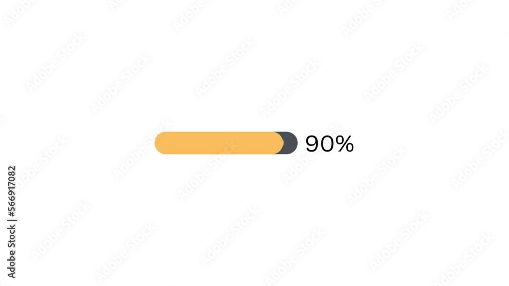 95 % Progress bar for business and education 95 % Progress bar for business and education