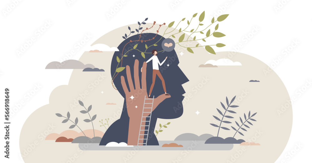 Mental boost and self push as motivation mind power tiny person concept, transparent background. Increase brain efficiency and capability with full psychological potential illustration. Mental boost and self push as motivation mind power tiny person concept, transparent background. Increase brain efficiency and capability with full psychological potential illustration.