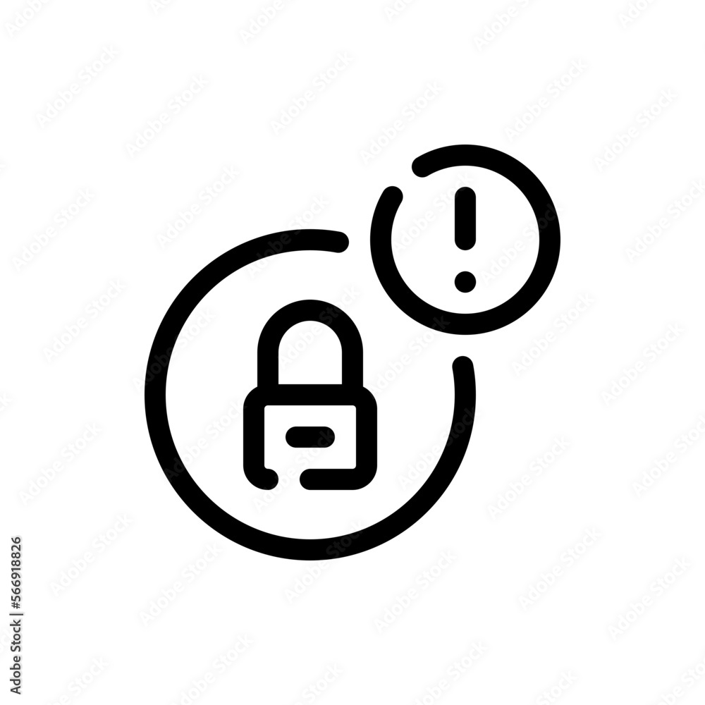 blocking line icon blocking line icon