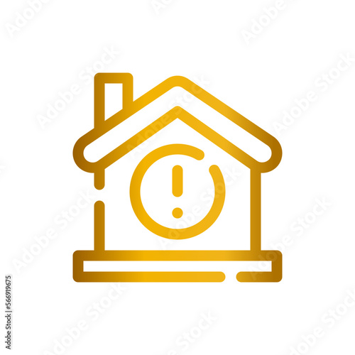 house gradient icon