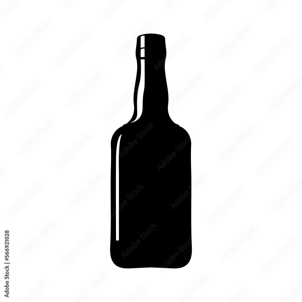 Wine bottle icon logo vector Wine bottle icon logo vector