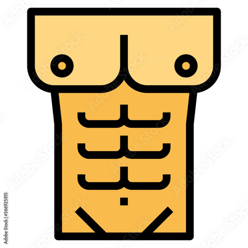 six pack filled outline icon style