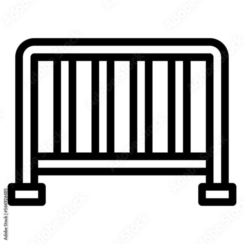 fence line icon style