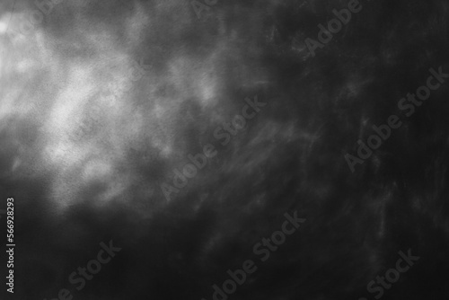 abstract black background with sequined smoke with waves and fluid overflow