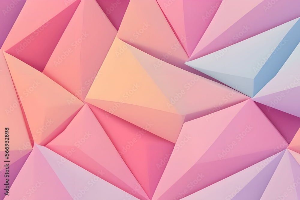 Abstract low poly wallpaper, made with generative ai Abstract low poly wallpaper, made with generative ai