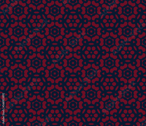 Abstract medley geometric pattern. A seamless background, vintage texture. 