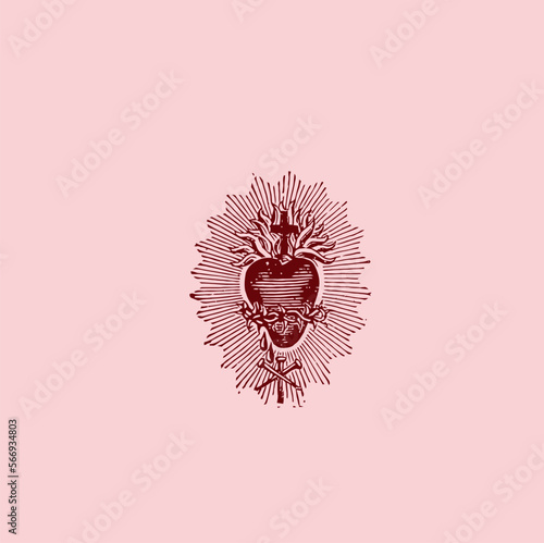 THESE HIGH QUALITY SACRED HEART JESUS VECTOR FOR USING VARIOUS TYPES OF DESIGN WORKS LIKE T-SHIRT, LOGO, TATTOO AND HOME WALL DESIGN