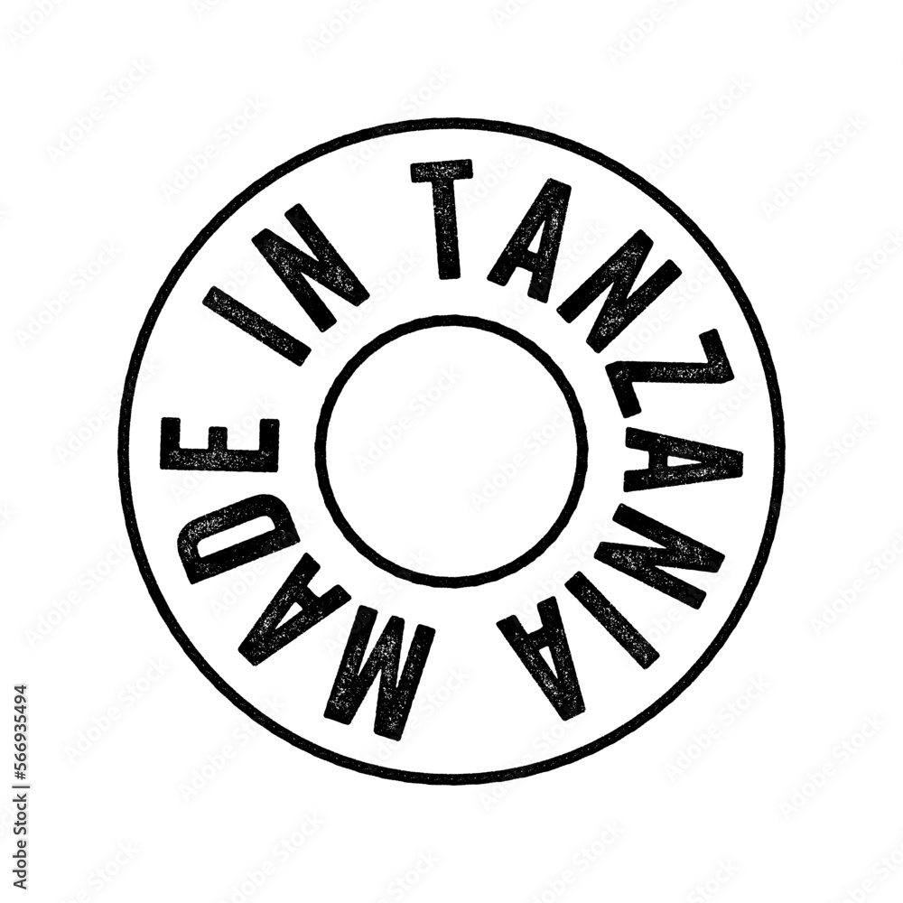 Made in Tanzania text emblem stamp, concept background Made in Tanzania text emblem stamp, concept background