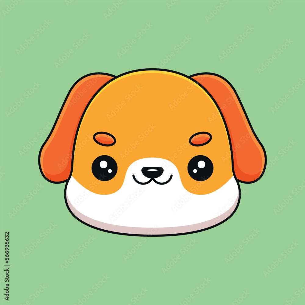 cute dog head cartoon mascot doodle art hand drawn outline concept vector kawaii icon illustration cute dog head cartoon mascot doodle art hand drawn outline concept vector kawaii icon illustration