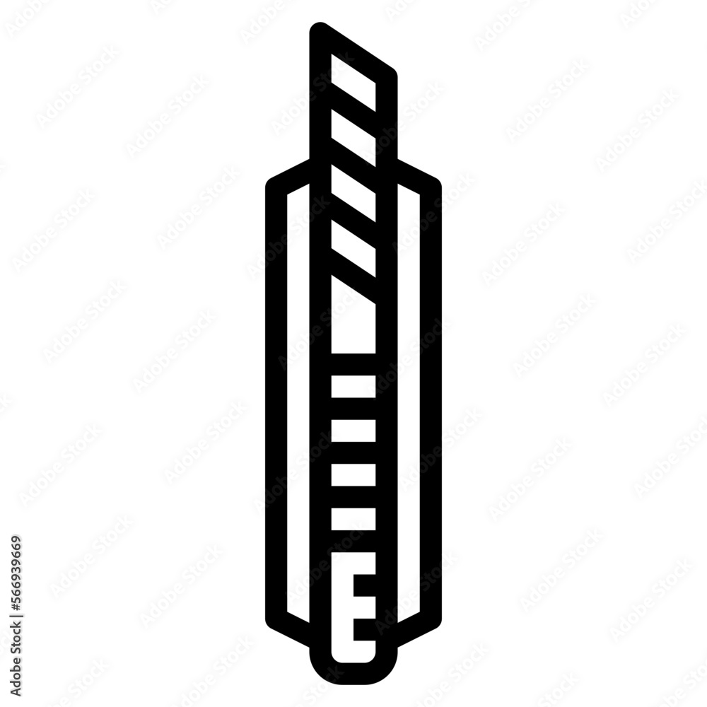 cutter line icon style cutter line icon style