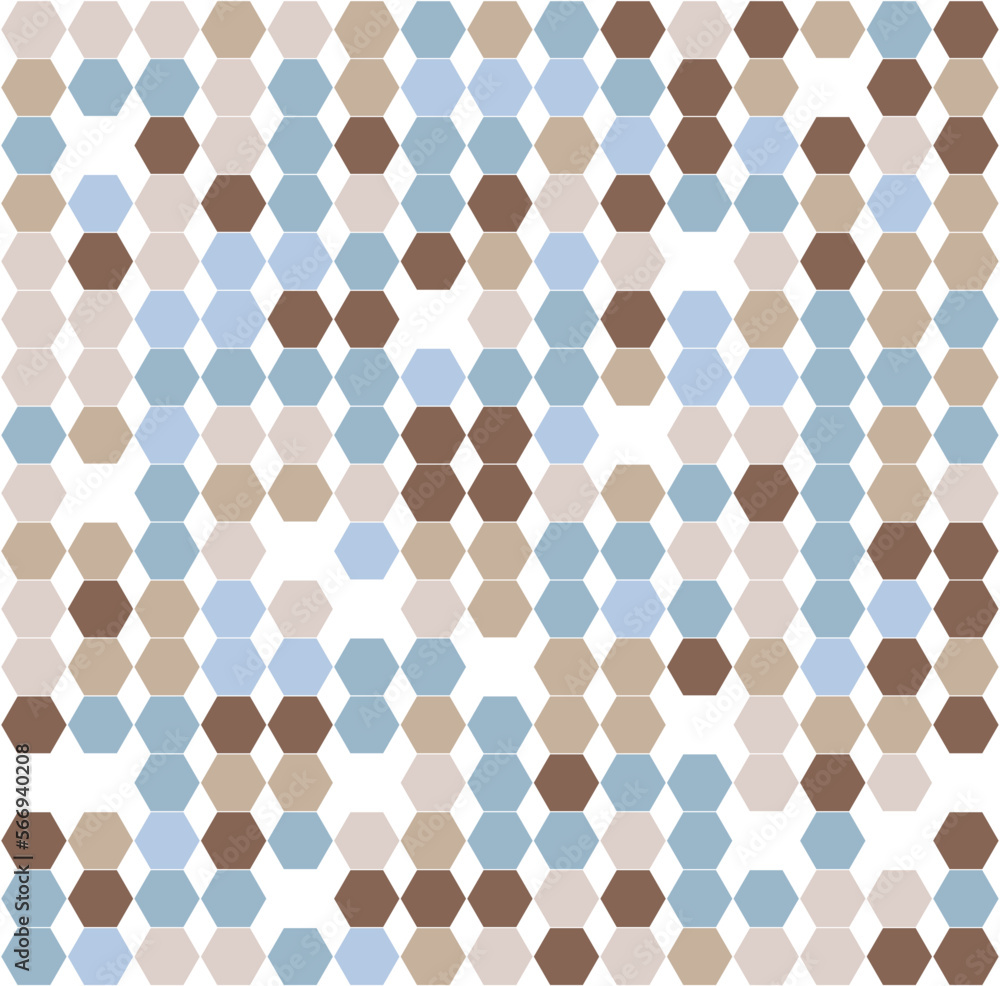 seamless hexagon military look illustration design seamless hexagon military look illustration design