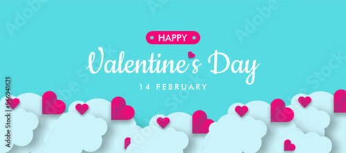 valentine's day background vector illustration. 