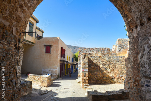 Festungsinsel Spinalonga (Kalydon) in Elounda, Agios Nikolaos, Kreta (Griechenland) photo