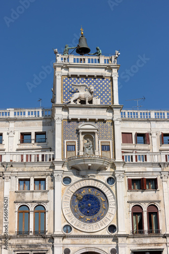 Torre dell Orologio - St Mark s clocktower in Venice, Italy photo