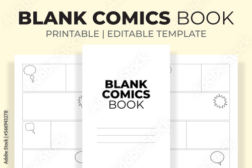 Blank Comics Book