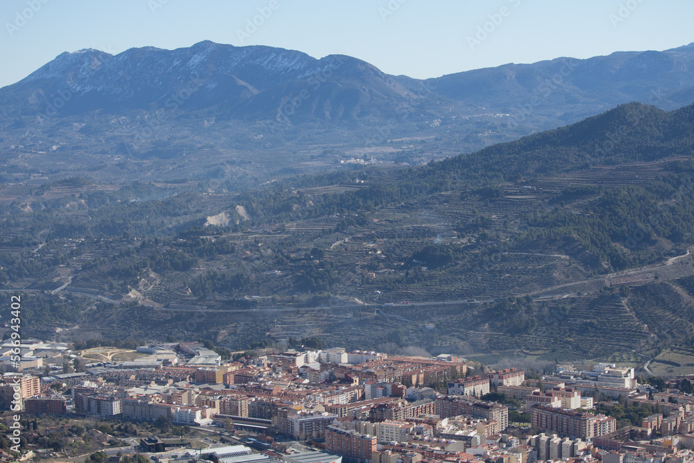 Alcoy y montañas de la provincia de Alicante, comunidad valenciana