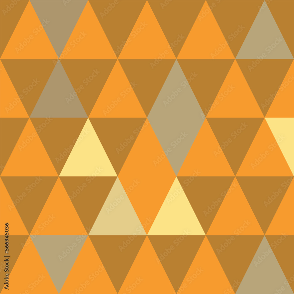 Orange shade triangles in a seamless pattern for print and decor, textiles and decoration. Orange shade triangles in a seamless pattern for print and decor, textiles and decoration.