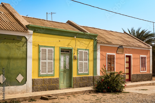 Canvas Print Houses in Cape Verde