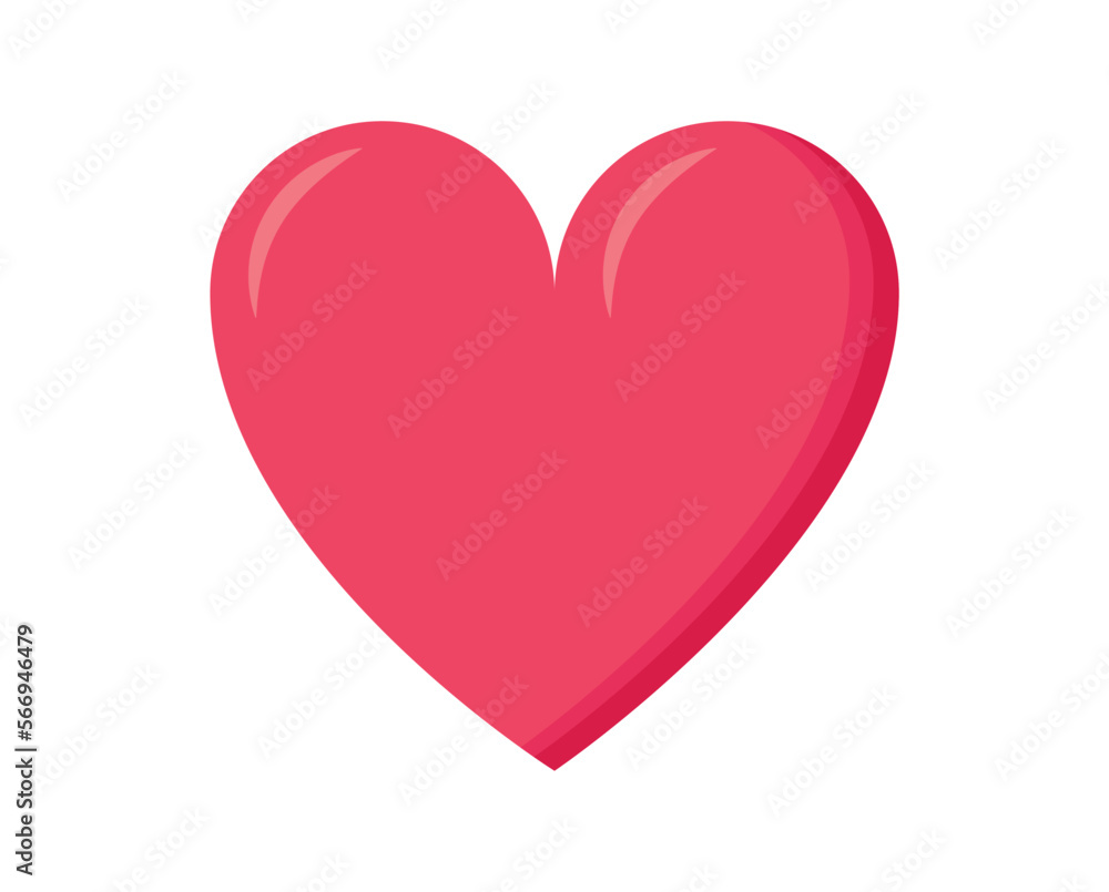 Romantic Heart Icon for Marriage Celebration