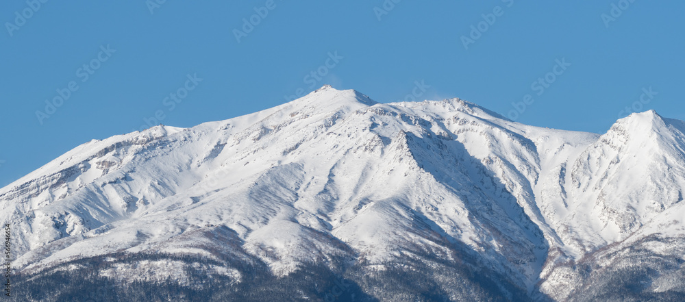 冠雪期の御嶽山