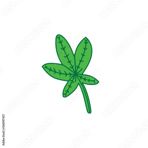 Cannabis leaf vector icon. Marijuana legalize symbol. Medicine cannabis sign, herbal nature organic plant. Hash, ganja cbd rasta indica sativa logo. Flat design isolated on white
